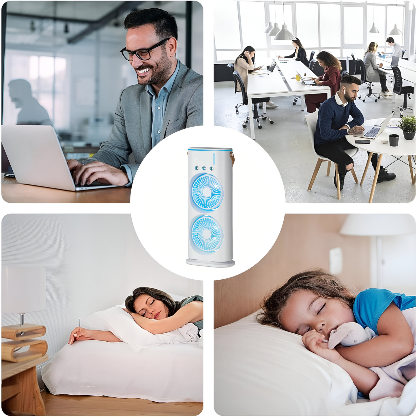 Tu Aire Personal : Fresca, Luz y Spray en Uno