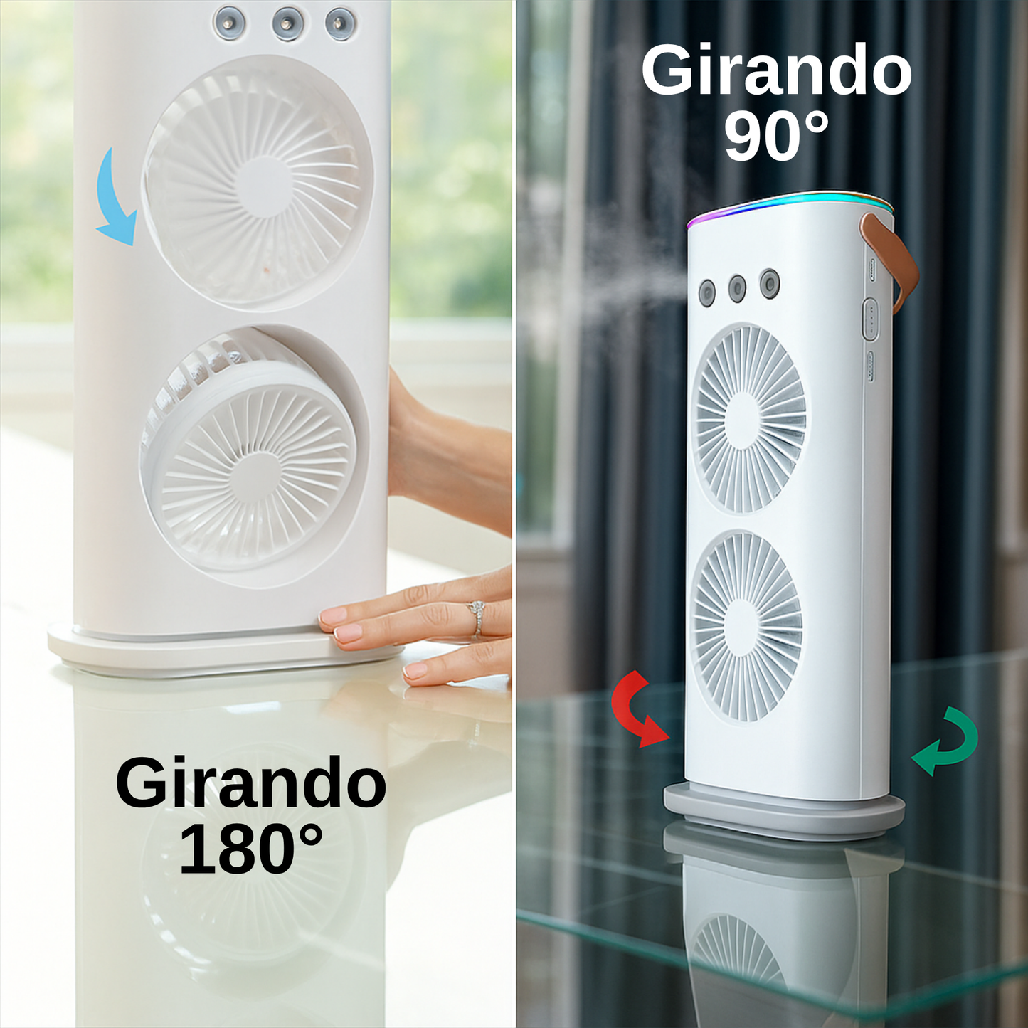Tu Aire Personal : Fresca, Luz y Spray en Uno