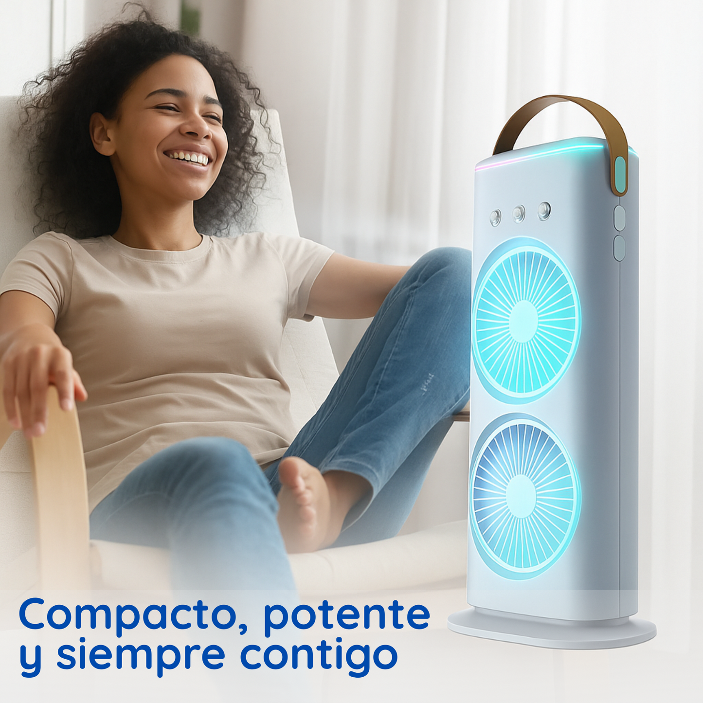 Tu Aire Personal : Fresca, Luz y Spray en Uno